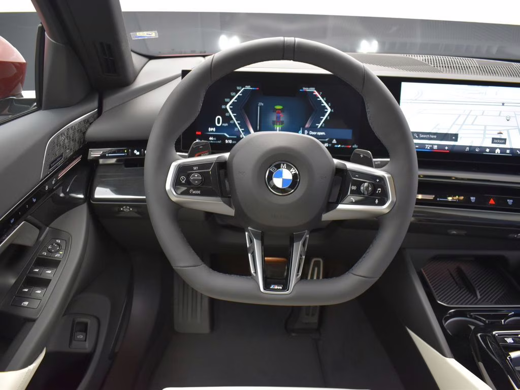 2025 Red Metallic BMW 5 Series 530i RWD Sedan