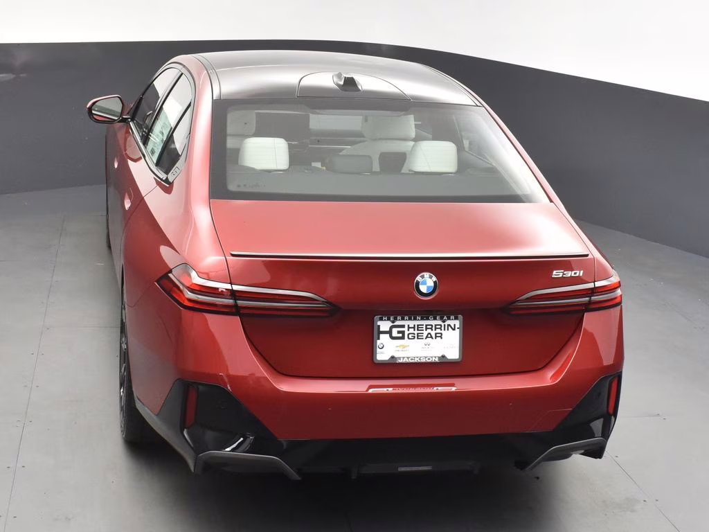 2025 Red Metallic BMW 5 Series 530i RWD Sedan