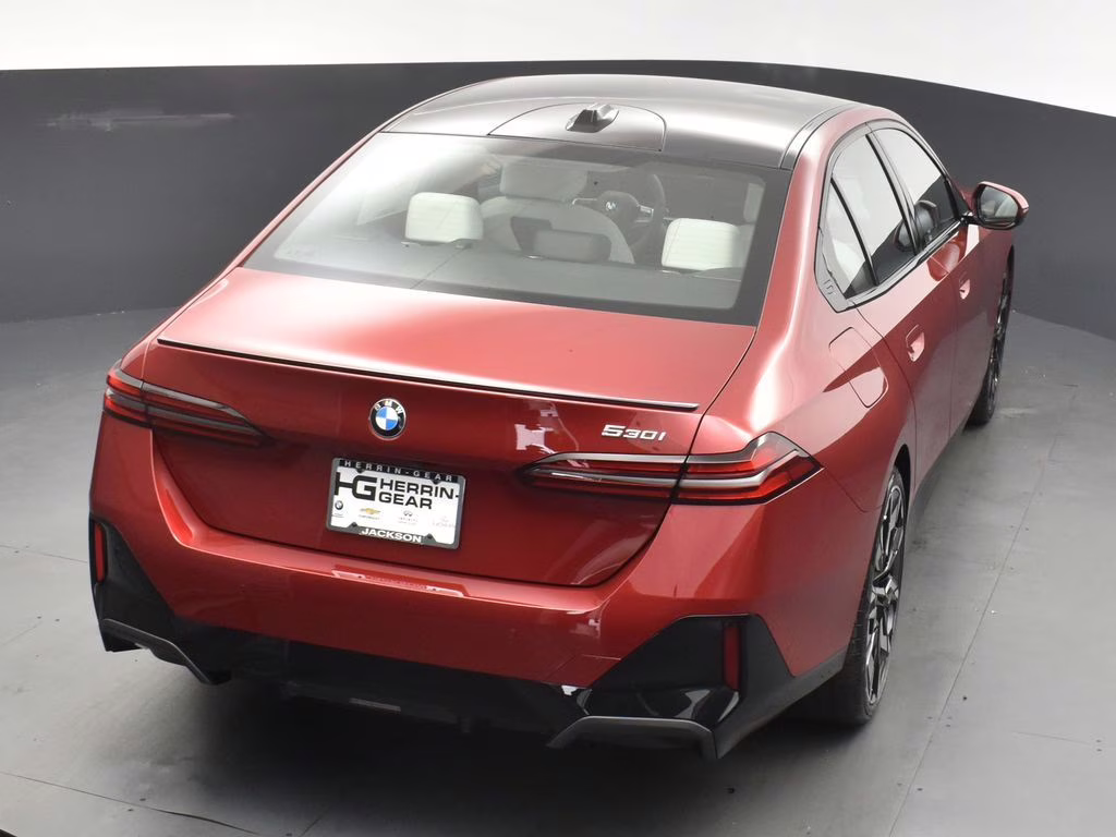 2025 Red Metallic BMW 5 Series 530i RWD Sedan