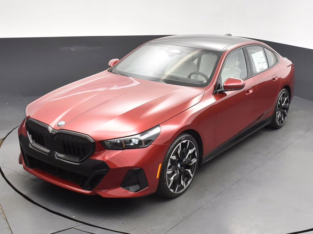 2025 Red Metallic BMW 5 Series 530i RWD Sedan