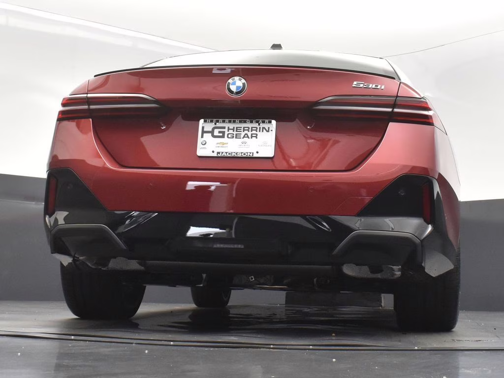 2025 Red Metallic BMW 5 Series 530i RWD Sedan