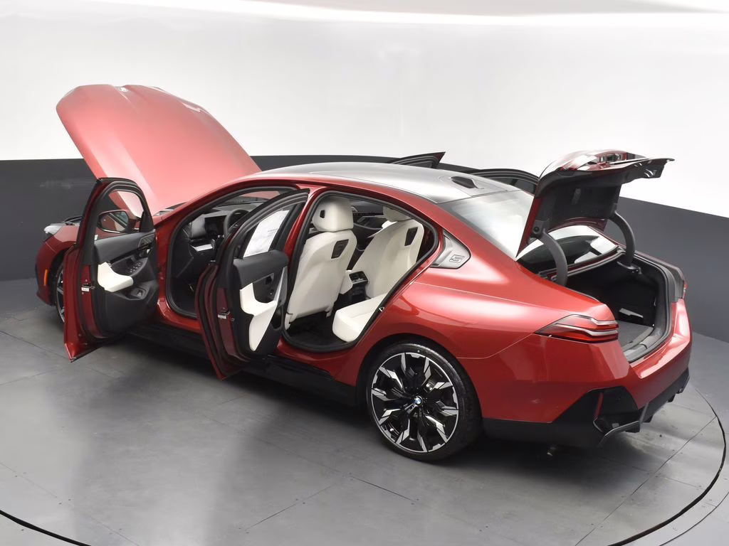 2025 Red Metallic BMW 5 Series 530i RWD Sedan