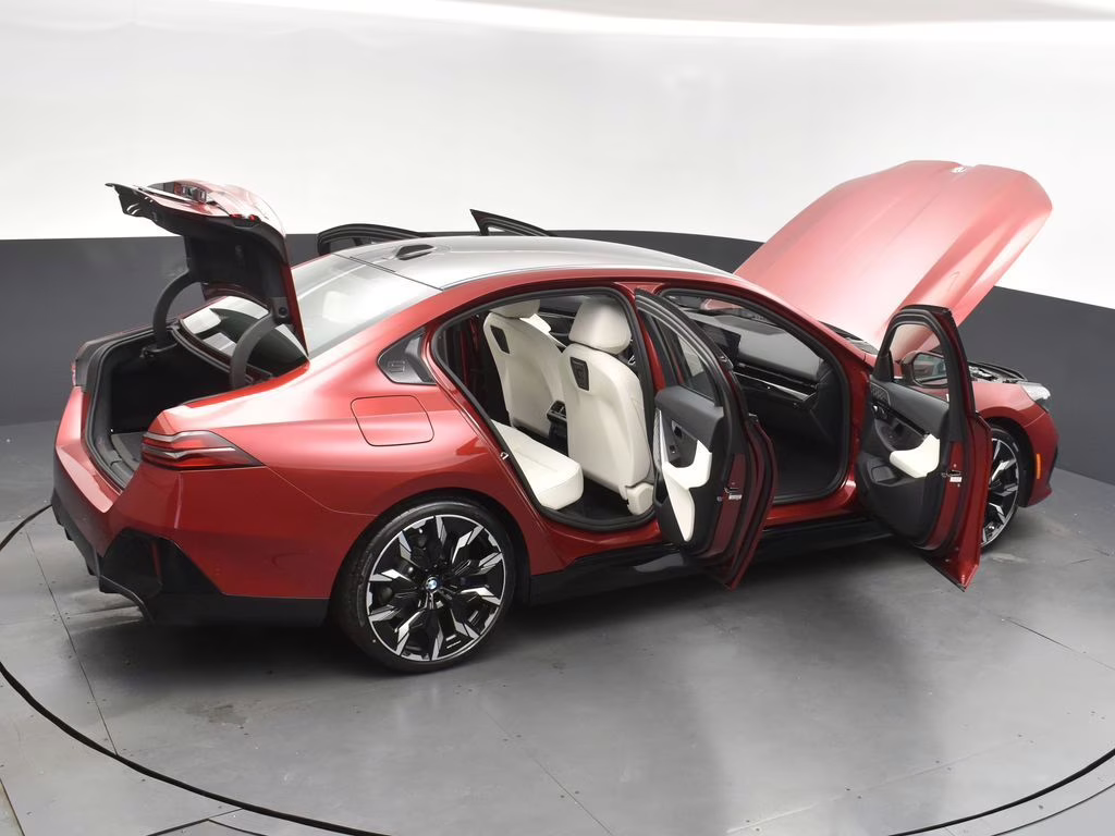 2025 Red Metallic BMW 5 Series 530i RWD Sedan