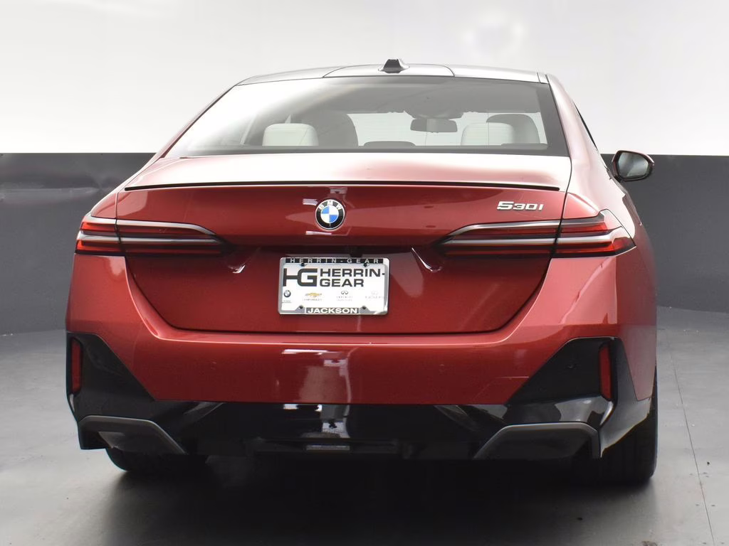 2025 Red Metallic BMW 5 Series 530i RWD Sedan