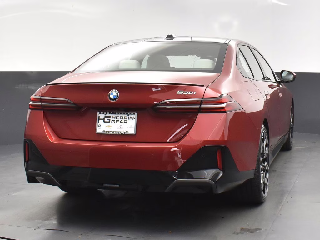 2025 Red Metallic BMW 5 Series 530i RWD Sedan
