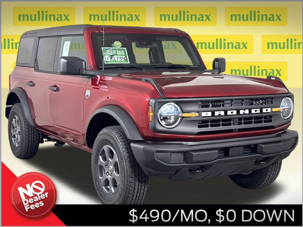 2025 Ruby Red Metallic Tinted Clearcoat Ford Bronco Big Bend 4X4 SUV