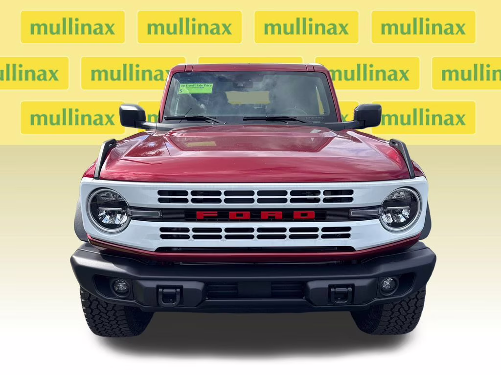 2025 Ruby Red Metallic Tinted Clearcoat Ford Bronco Heritage Edition 4X4 SUV