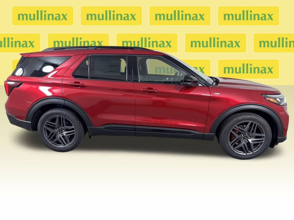 2026 Rapid Red Metallic Tinted Clearcoat Ford Explorer ST-Line RWD SUV