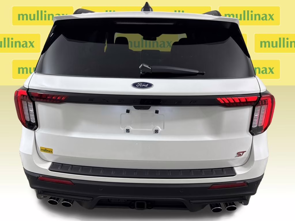 2026 Star White Metallic Tri-Coat Ford Explorer ST 4X4 SUV