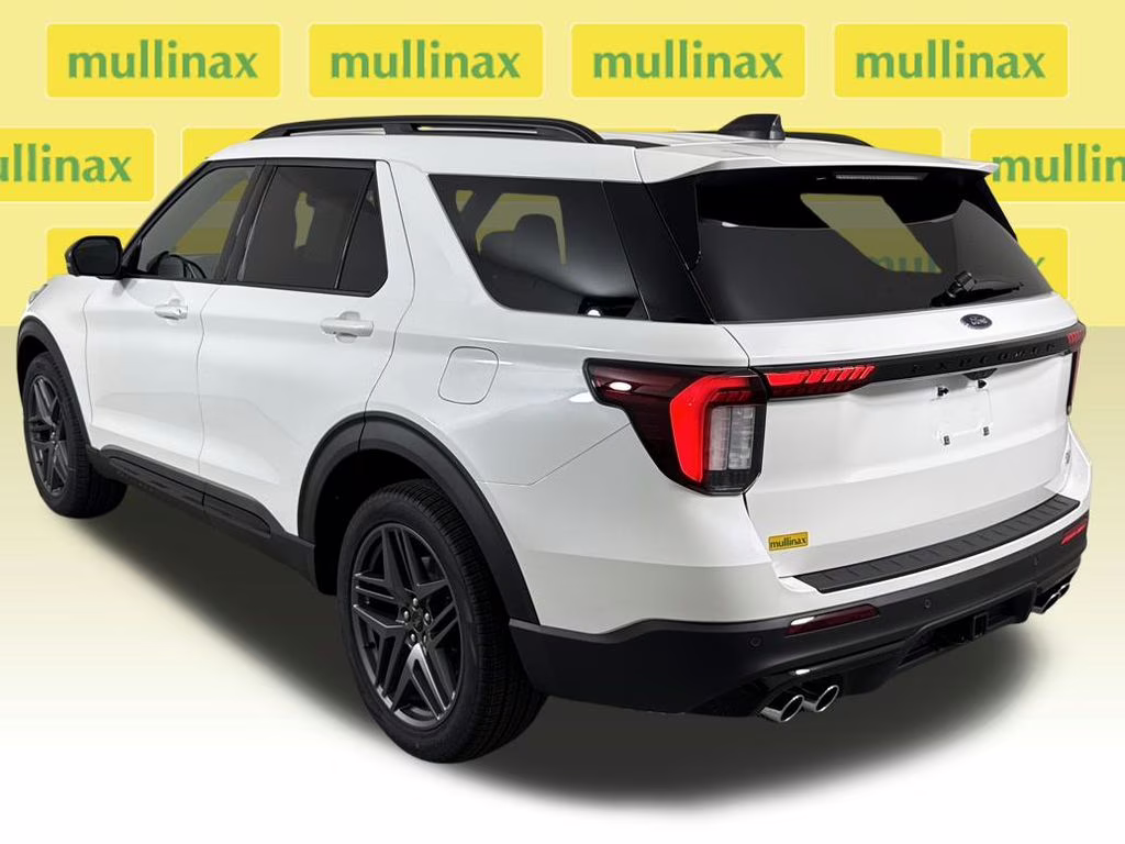 2026 Star White Metallic Tri-Coat Ford Explorer ST 4X4 SUV