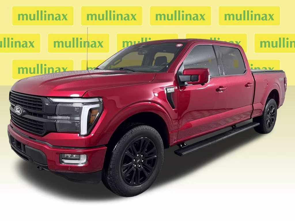 2025 Rapid Red Metallic Tinted Clearcoat Ford F-150 Platinum 4X4 Truck