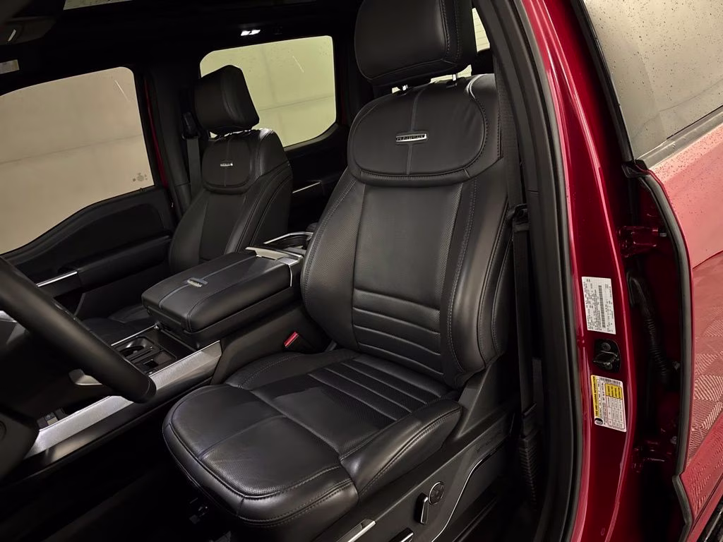 2025 Rapid Red Metallic Tinted Clearcoat Ford F-150 Platinum 4X4 Truck