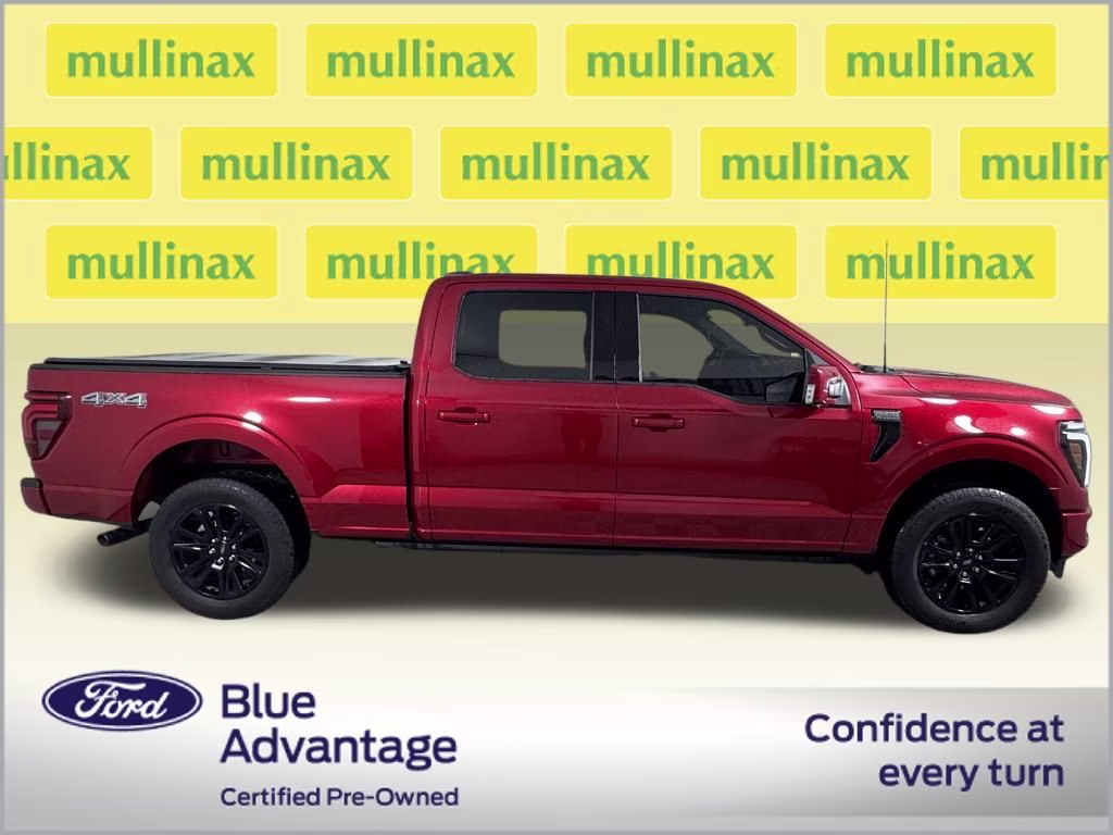 2025 Rapid Red Metallic Tinted Clearcoat Ford F-150 Platinum 4X4 Truck