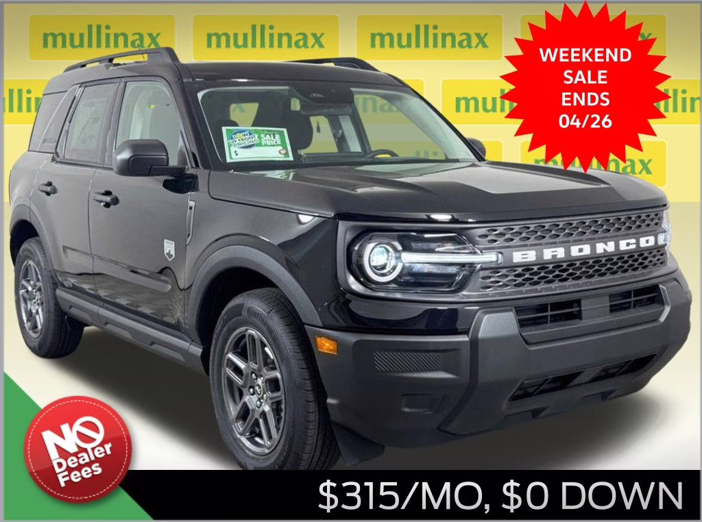 2025 Shadow Black Ford Bronco Sport Big Bend 4X4 SUV