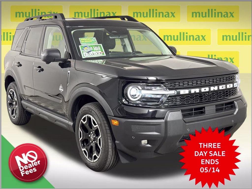2025 Shadow Black Ford Bronco Sport Outer Banks 4X4 SUV