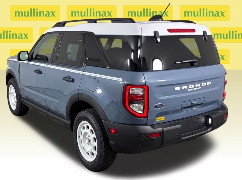 2025 Azure Gray Metallic Tri-Coat Ford Bronco Sport Heritage 4X4 SUV