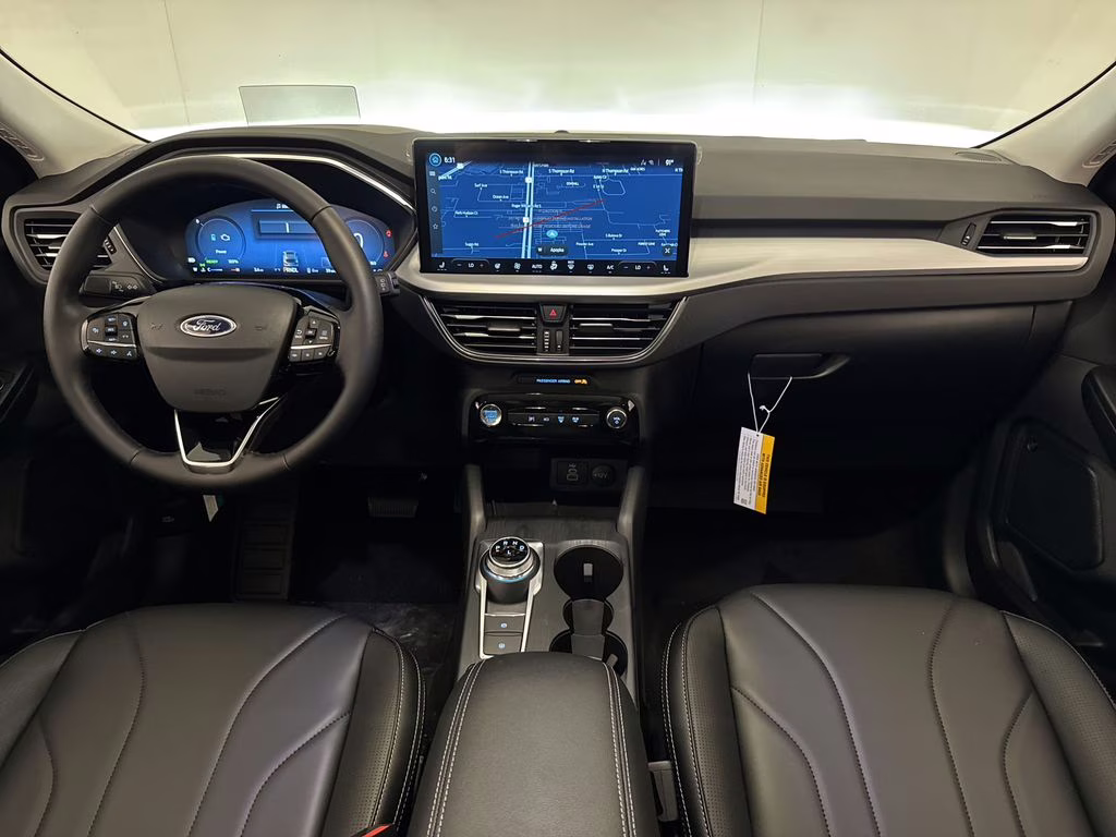 2025 White Metallic Ford Escape Plug-In Hybrid Base FWD SUV