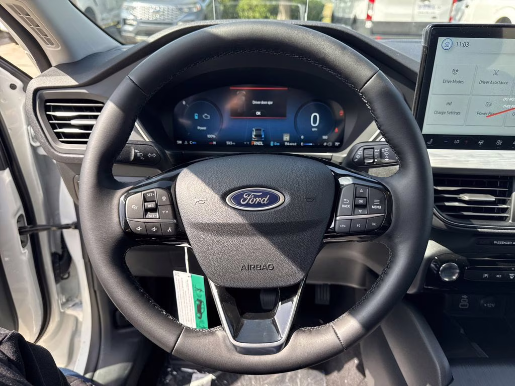 2025 White Metallic Ford Escape Plug-In Hybrid Base FWD SUV