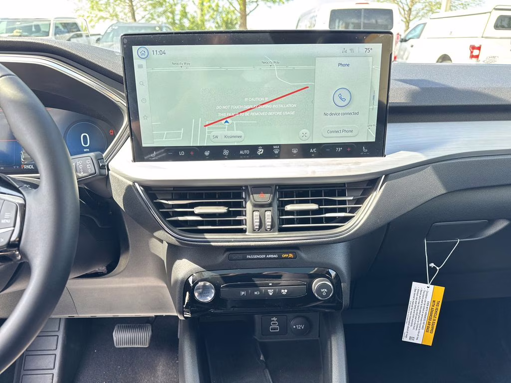 2025 White Metallic Ford Escape Plug-In Hybrid Base FWD SUV