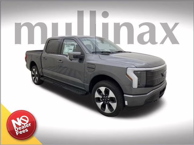 2023 Carbonized Gray Metallic Ford F-150 Lightning Platinum AWD Truck