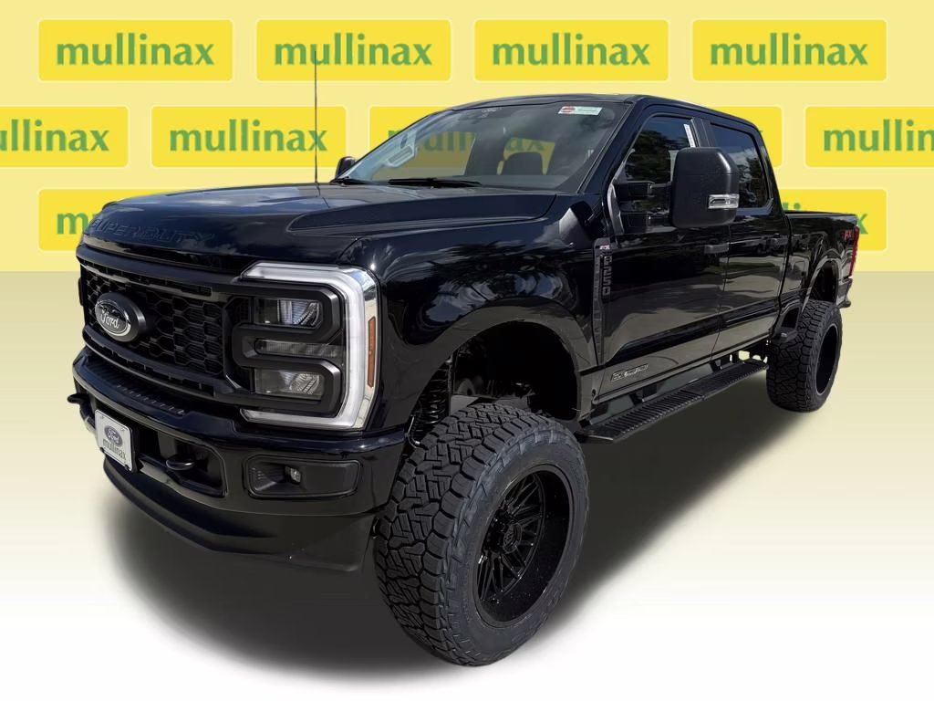 2026 Agate Black Metallic Ford Super Duty F-250 SRW STX FX4 DSI LIFTED & RIMS 4X4 Truck