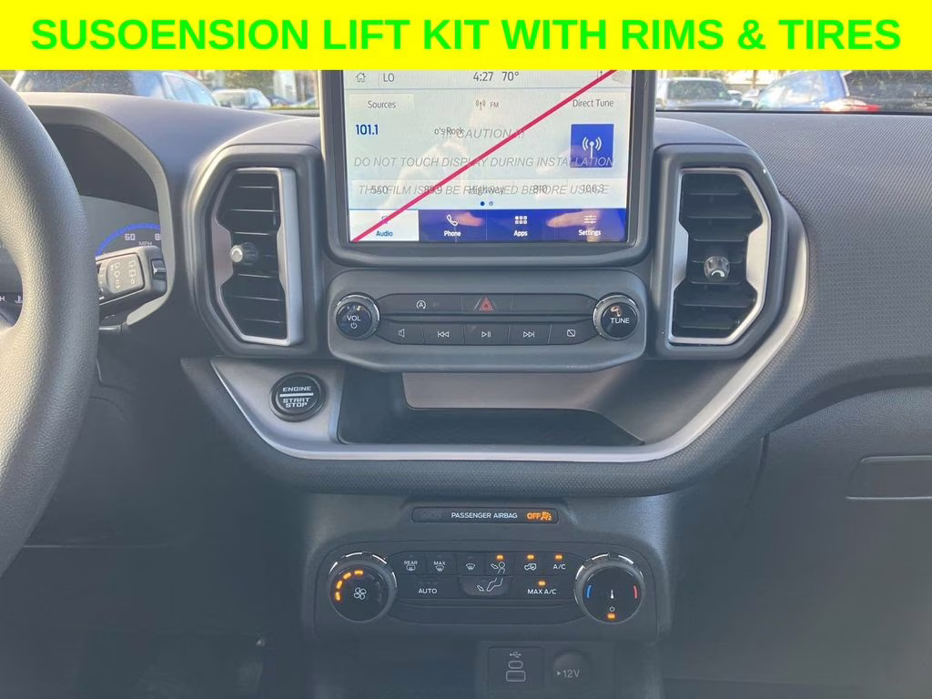 2024 Oxford White Ford Bronco Sport Big Bend DSI LIFT & RIMS 4X4 SUV