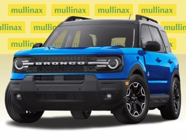 2025 Oxford White Ford Bronco Sport Outer Banks 4X4 SUV