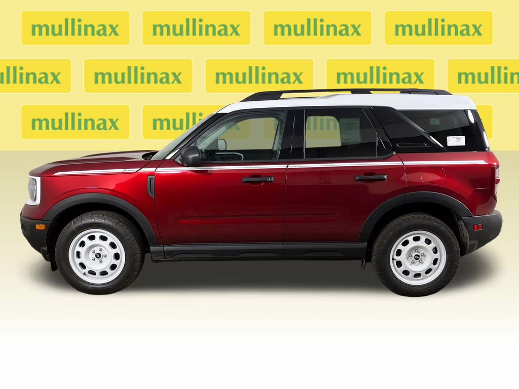 2025 Ruby Red Metallic Ford Bronco Sport Heritage 4X4 SUV
