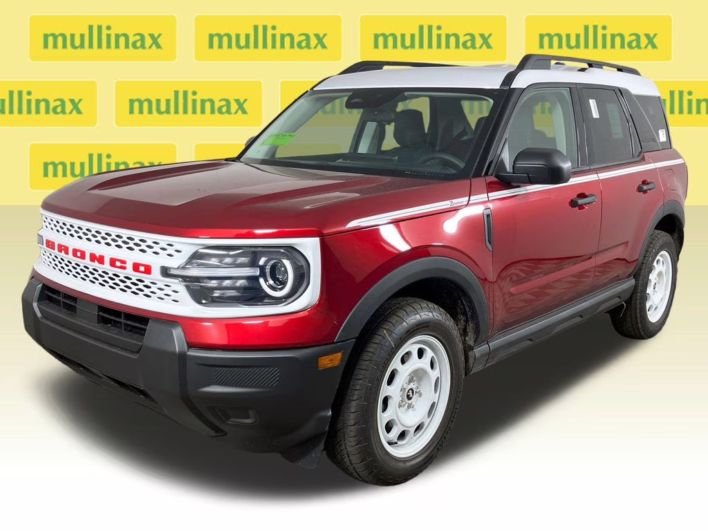 2025 Ruby Red Metallic Ford Bronco Sport Heritage 4X4 SUV