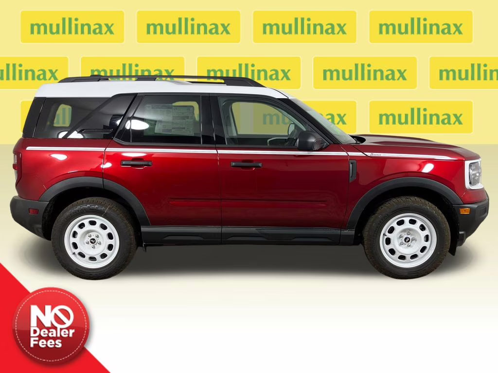 2025 Ruby Red Metallic Ford Bronco Sport Heritage 4X4 SUV