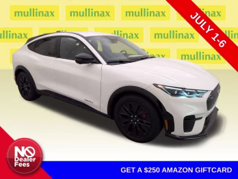 2025 Star White Metallic TC Ford Mustang Mach-E Premium RWD SUV