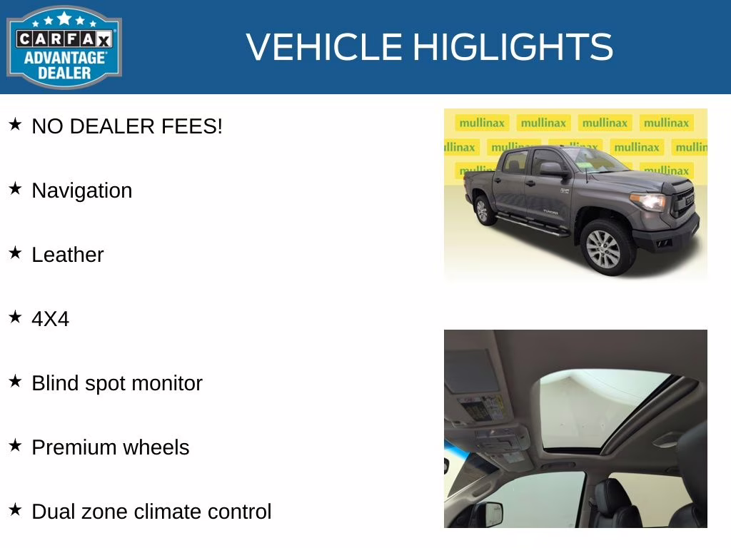 2016 Magnetic Gray Metallic Toyota Tundra Limited 4X4 Truck