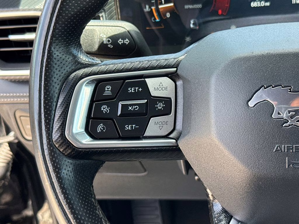 2024 Shadow Black Ford Mustang EcoBoost Premium RWD Convertible