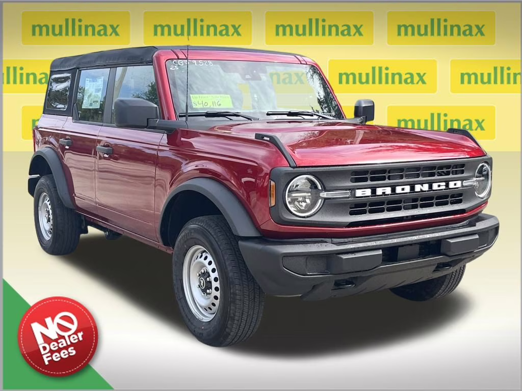 2025 Ruby Red Metallic Tinted Clearcoat Ford Bronco Base 4X4 SUV