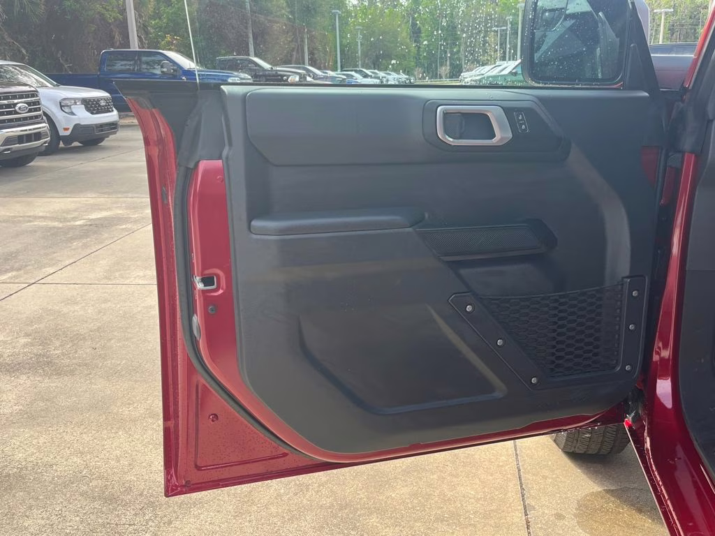 2025 Ruby Red Metallic Tinted Clearcoat Ford Bronco Base 4X4 SUV