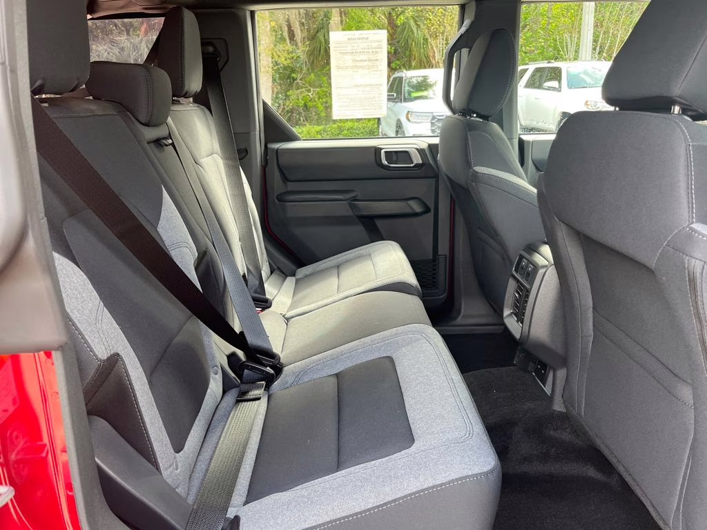 2025 Ruby Red Metallic Tinted Clearcoat Ford Bronco Base 4X4 SUV