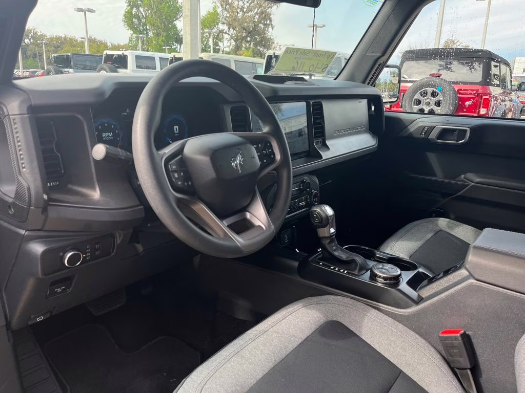 2025 Ruby Red Metallic Tinted Clearcoat Ford Bronco Base 4X4 SUV