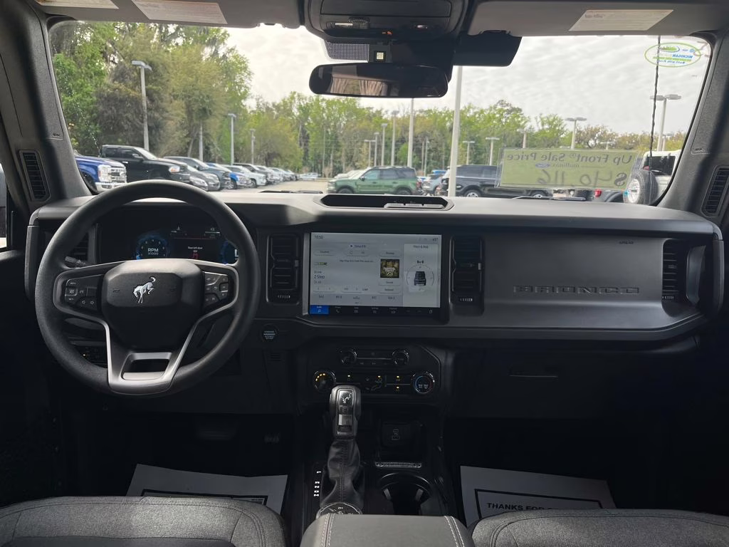 2025 Ruby Red Metallic Tinted Clearcoat Ford Bronco Base 4X4 SUV