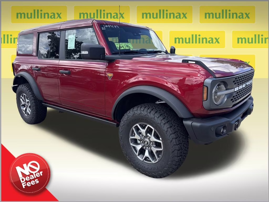 2025 Ruby Red Metallic Tinted Clearcoat Ford Bronco Badlands 4X4 SUV