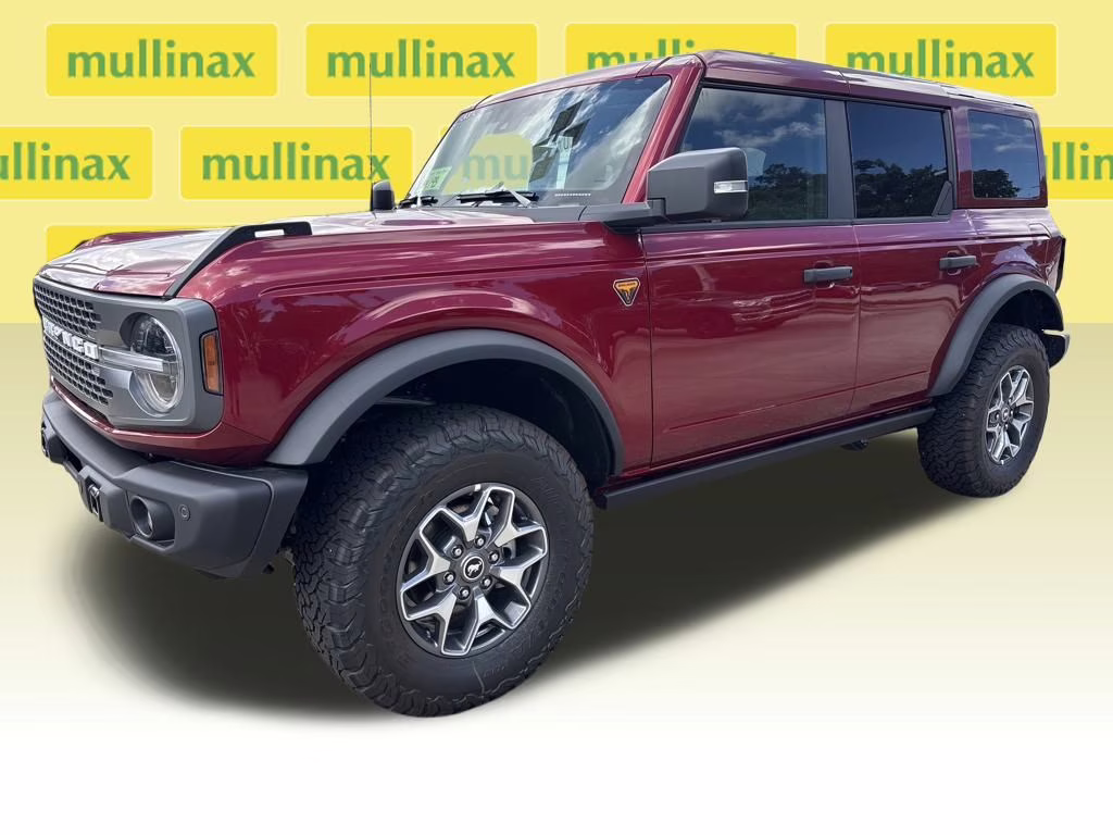 2025 Ruby Red Metallic Tinted Clearcoat Ford Bronco Badlands 4X4 SUV
