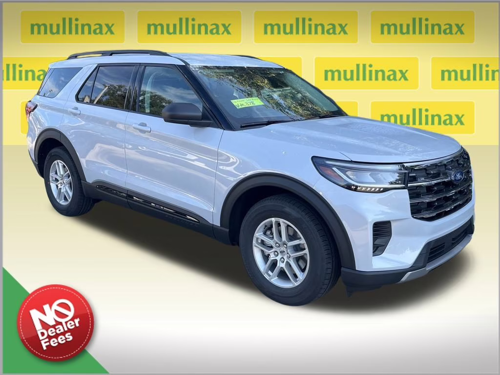 2026 Space White Metallic Ford Explorer Active RWD SUV