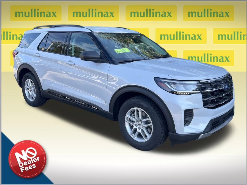 2026 Space White Metallic Ford Explorer Active RWD SUV