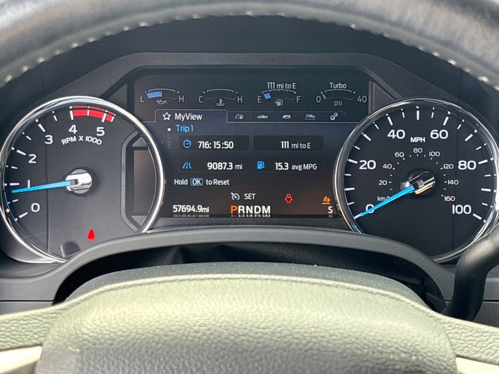 2022 White Metallic Ford Super Duty F-250 SRW Lariat 4X4 Truck