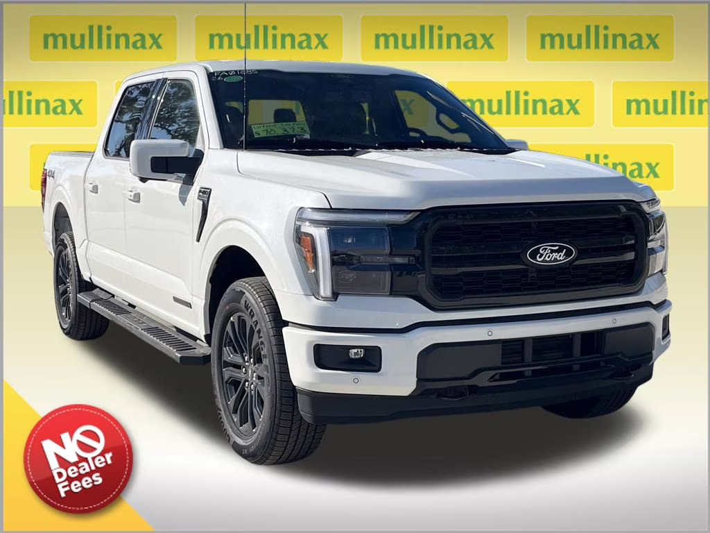 2026 Star White Metallic Tri-Coat Ford F-150 Lariat 4X4 Truck