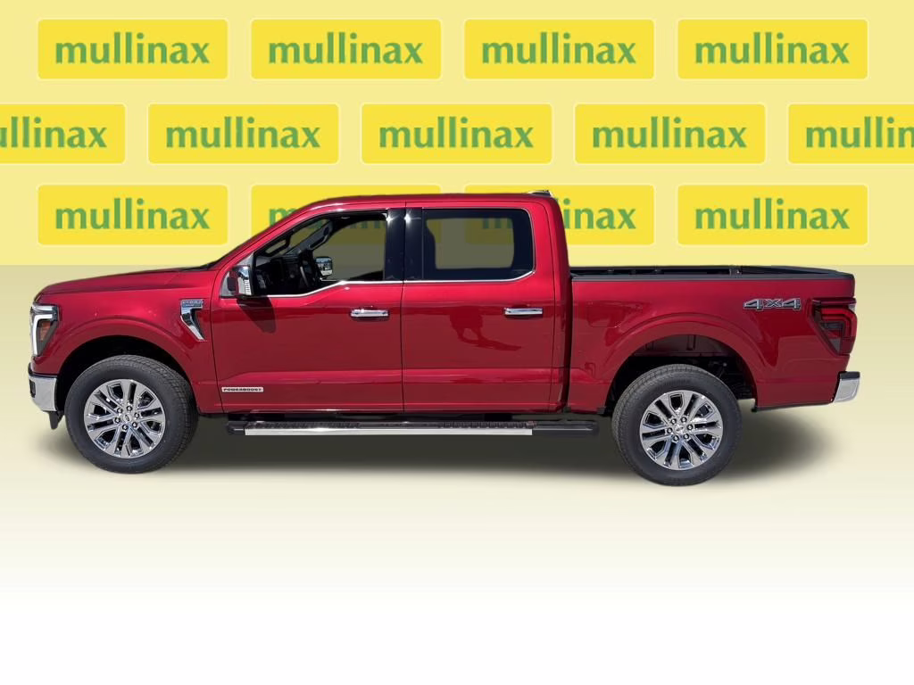 2025 Red Metallic Ford F-150 Lariat 4X4 Truck