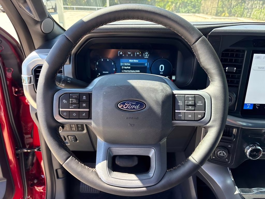 2025 Red Metallic Ford F-150 Lariat 4X4 Truck