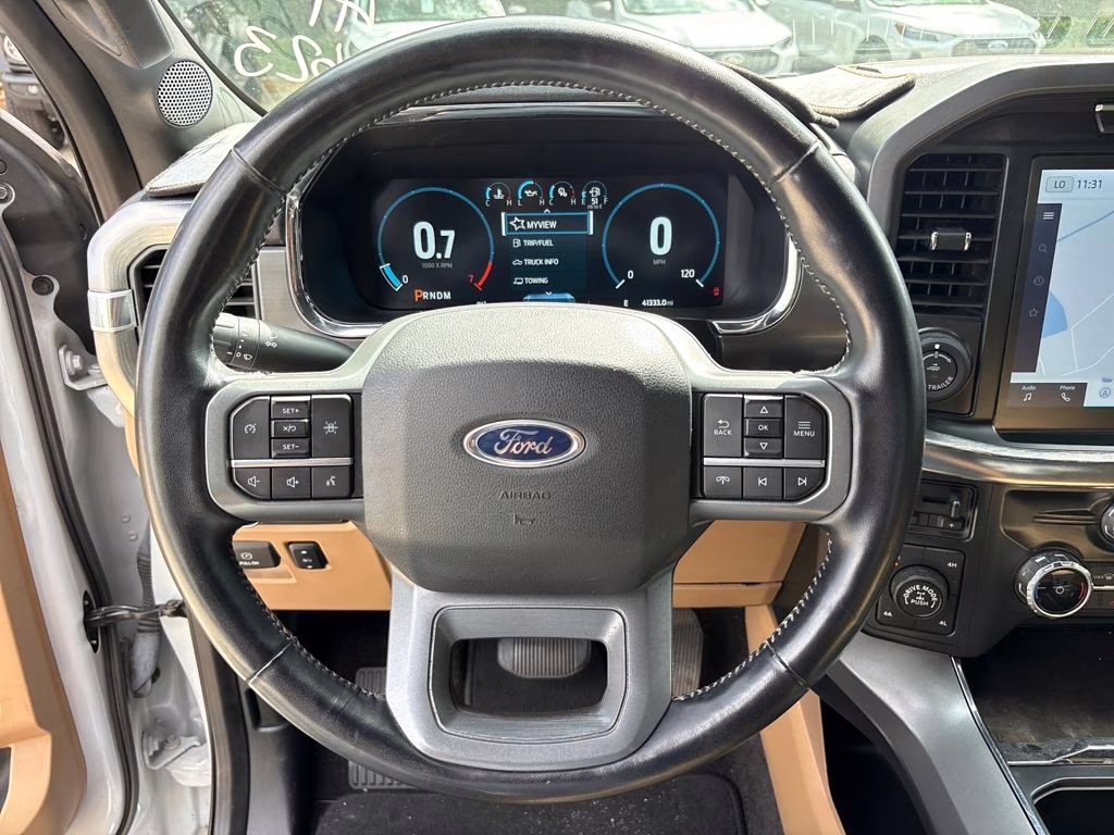 2022 White Metallic Ford F-150 Lariat 4X4 Truck