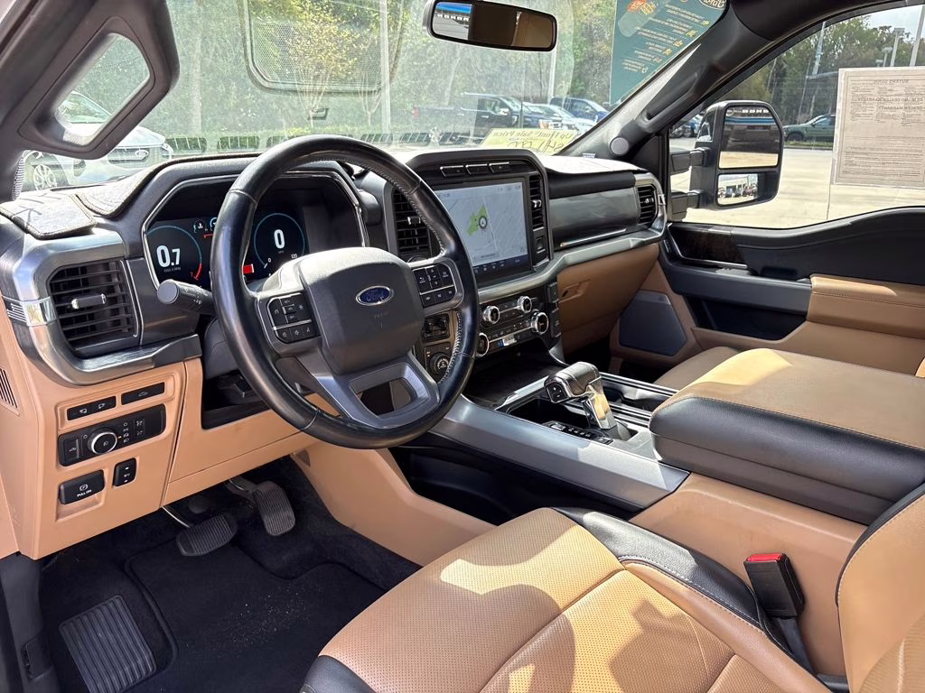 2022 White Metallic Ford F-150 Lariat 4X4 Truck