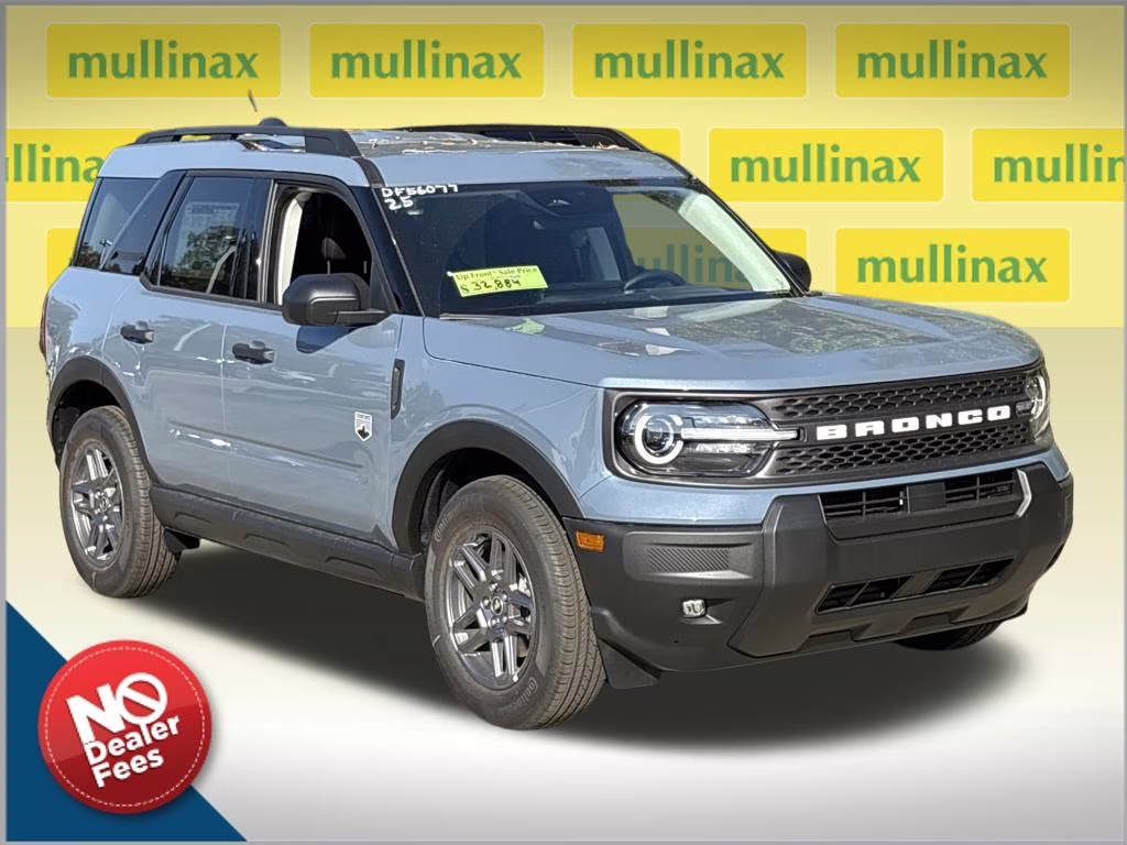 2025 Azure Gray Metallic Tri-Coat Ford Bronco Sport Big Bend 4X4 SUV