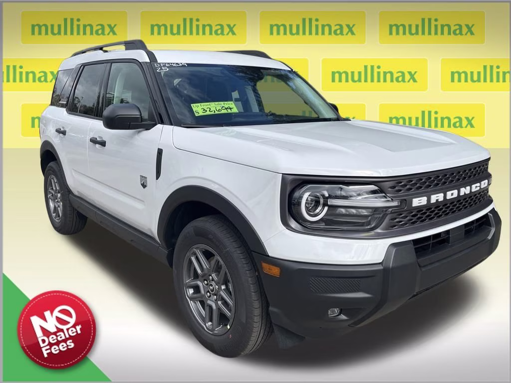 2025 Oxford White Ford Bronco Sport Big Bend 4X4 SUV